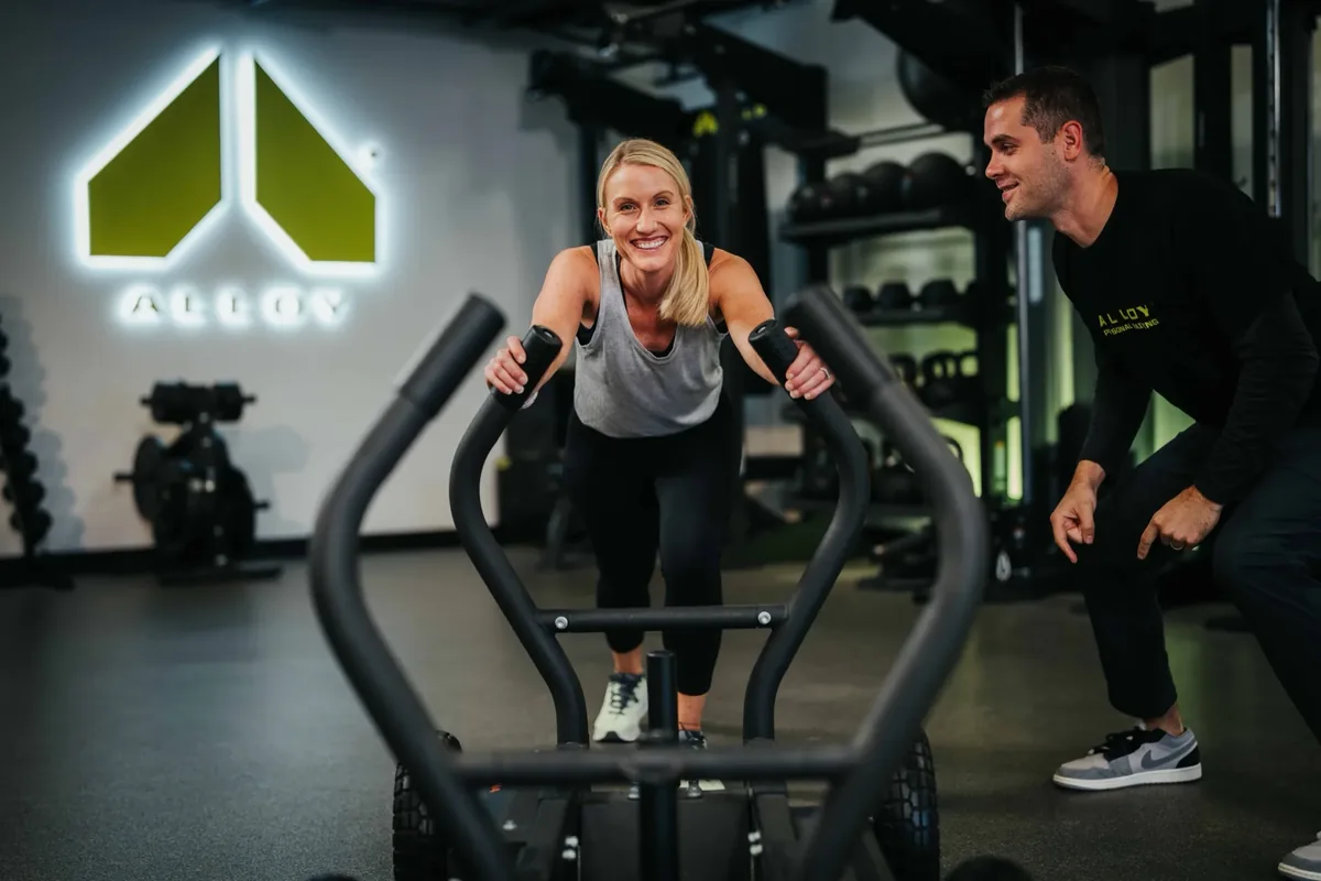 Alloy Personal Training Royal Oak members training together in Royal Oak
