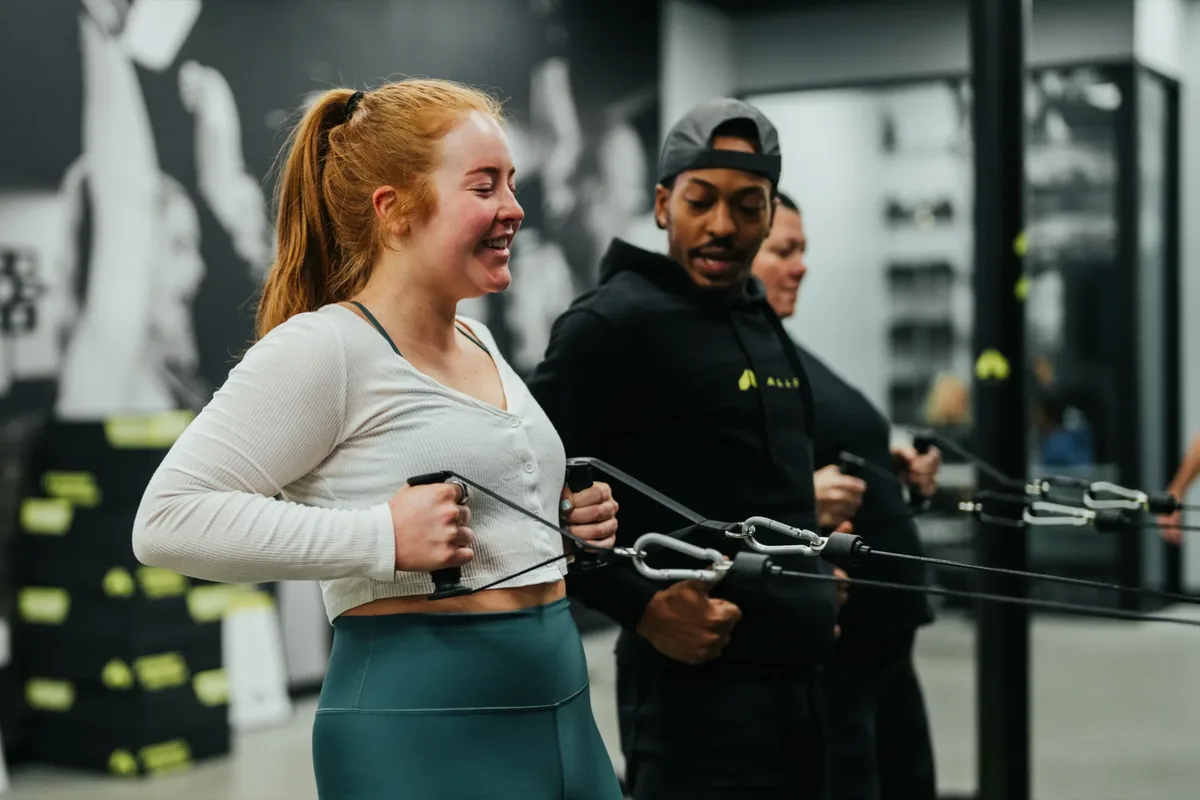 Alloy Personal Training Royal Oak members training together in Royal Oak